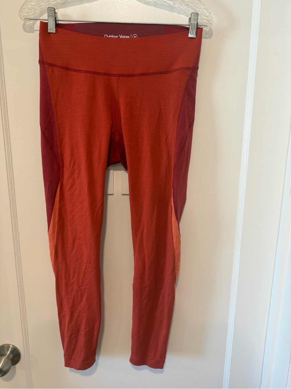 Outdoor Voices Rust Orange Active Leggings